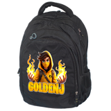 GoldenJ Flamme Skoletaske