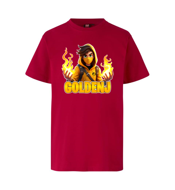 GoldenJ Flamme Tee - Rød
