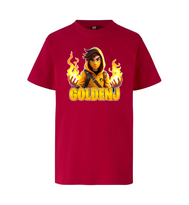 GoldenJ Flamme Tee - Rød