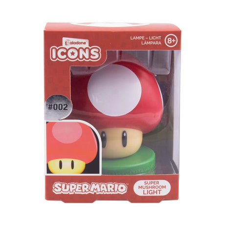PALADONE Lampe Icons - Super Mushroom 12 cm