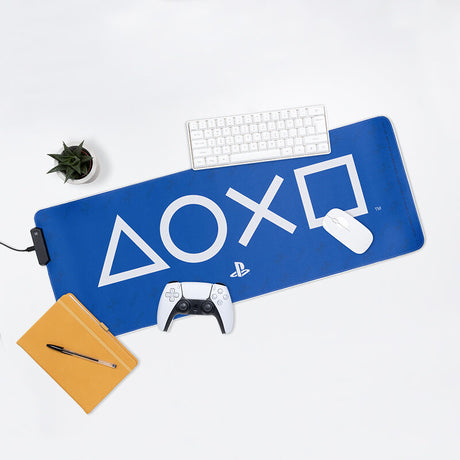 PALADONE Playstation Light Up Desk Mat