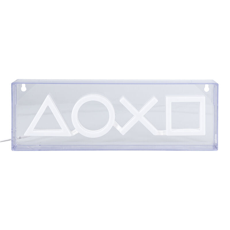 PALADONE Playstation -Symboler LED Neonlys 15 x 30 cm