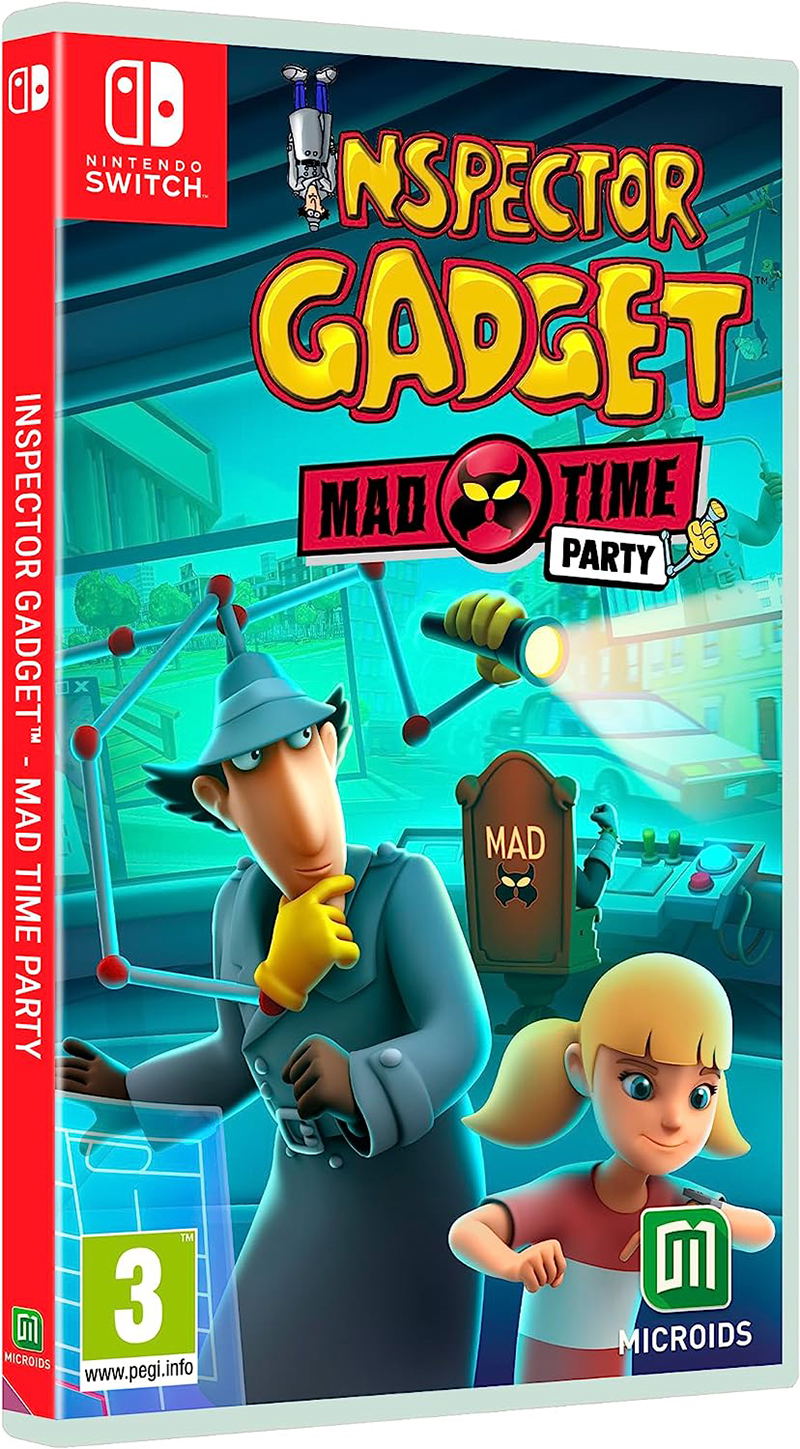 Microids Inspector Gadget: Mad Time Party (Kode i en Box) - Nintendo Switch
