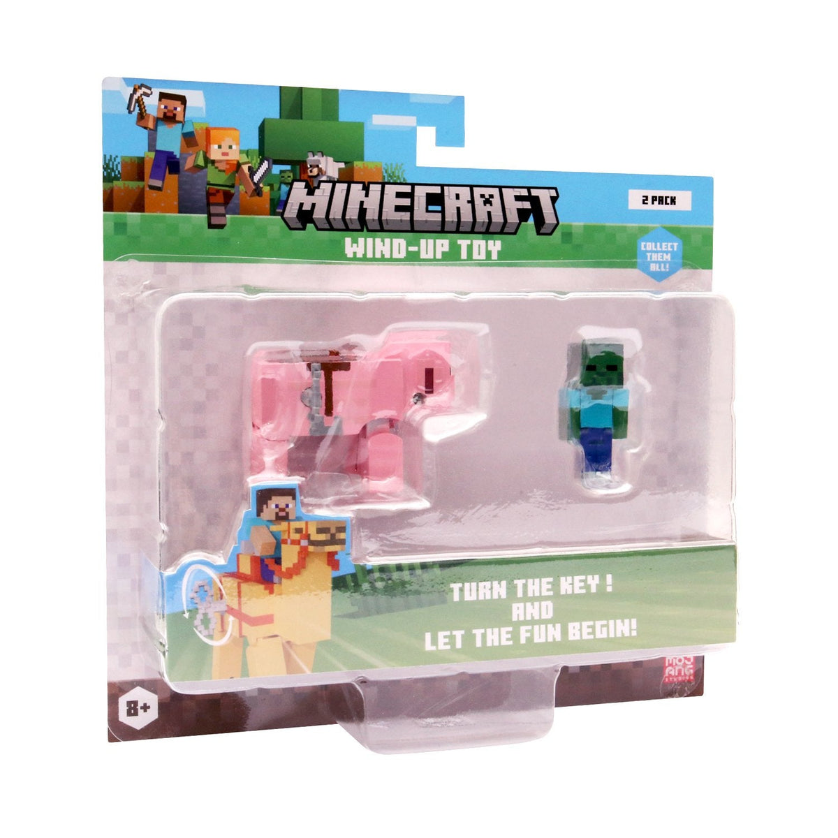 Minecraft - 3D Wind-Up Toy - Pig