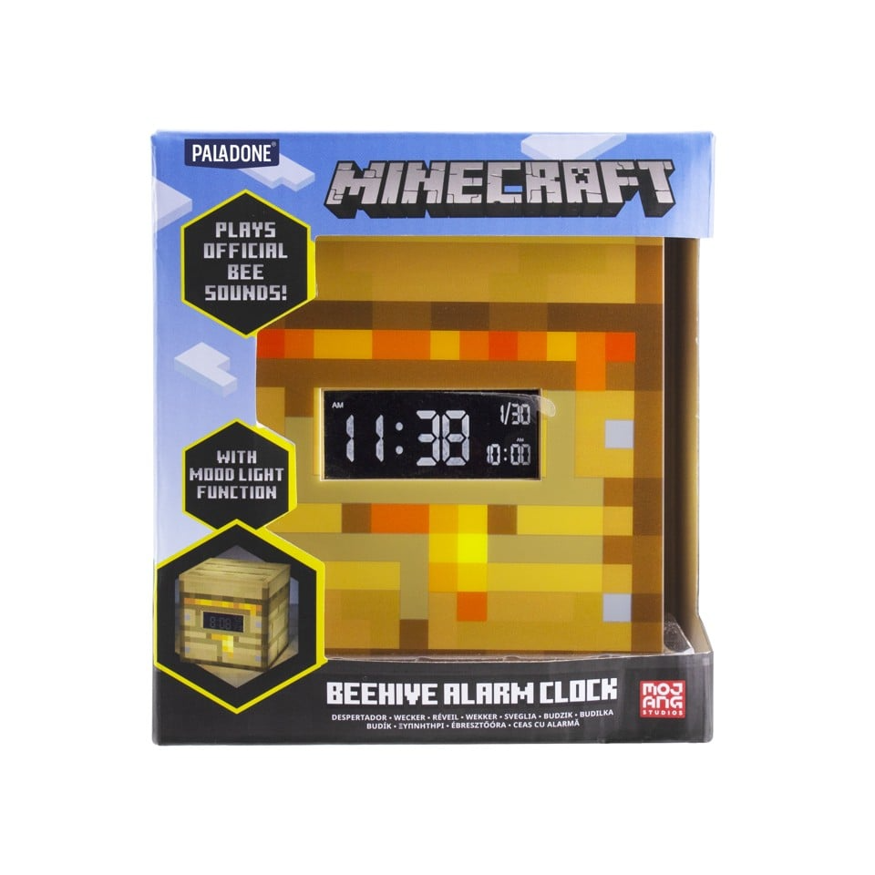 PALADONE Minecraft Bee Hive Alarm Clock