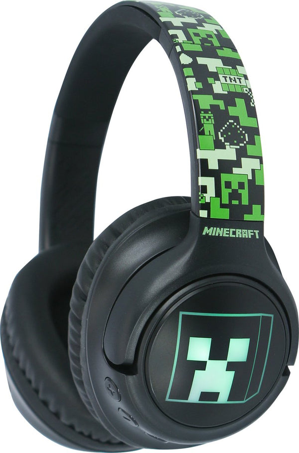 OTL - Minecraft trådlösa hörlurar med LED-ljus