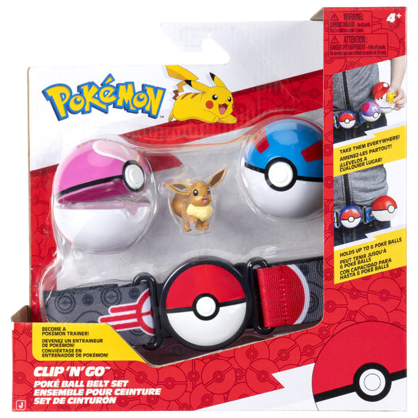 Pokémon - Clip N Go bælt Sæt Eevee