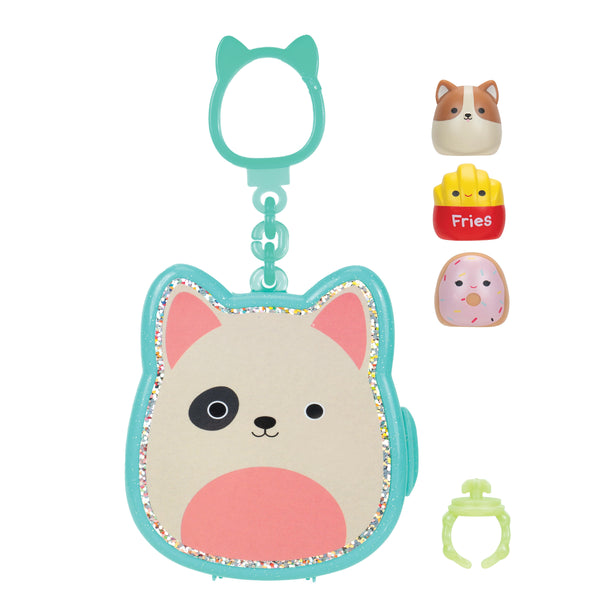 Squishalongs nøgleringsæt – 3 minifigurer og etui – Assorteret