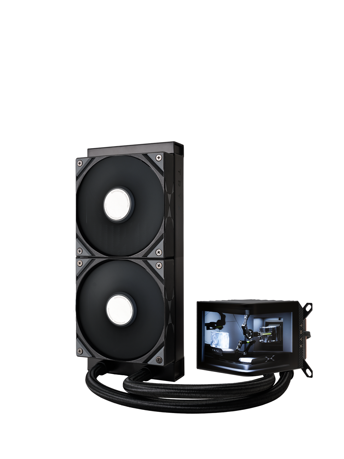 TRYX PANORAMA 240mm AIO Liquid Cooler Sort