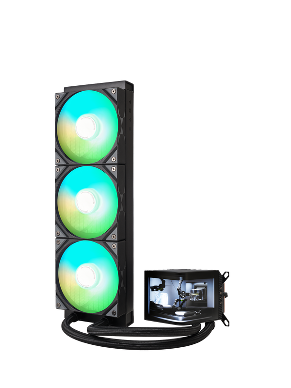 TRYX PANORAMA 360mm AIO Liquid Cooler ARGB Sort