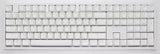 Ducky Zero - White - Cherry Red - RGB - Trådløs