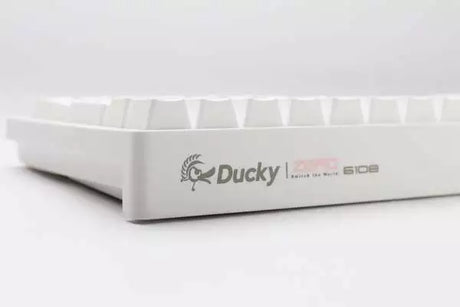 Ducky Zero - White - Cherry Speed Silver - RGB - Trådløs