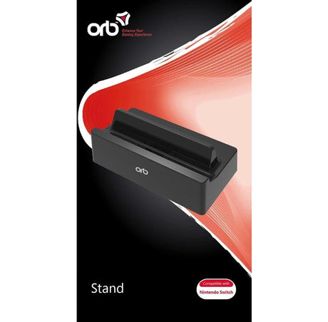 Sort ORB-stander til Nintendo Switch, vist i emballagen