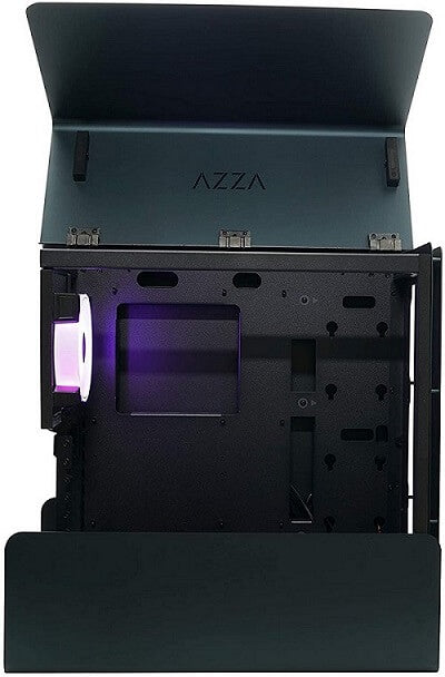 AZZA Cast 808 Mid-Tower Kabinet Sort