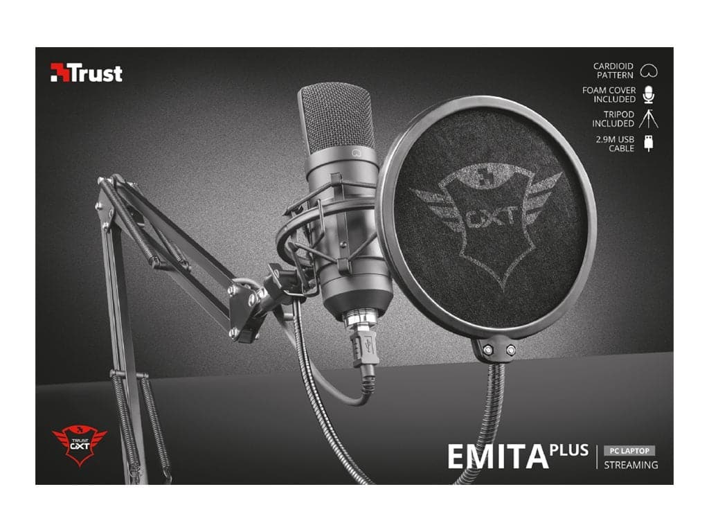 Trust Gaming GXT 252 Emita Plus Mikrofon sæt