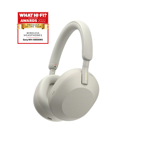 Sony WH-1000XM5 Trådløse noice cancelling hovedtelefoner Sølv