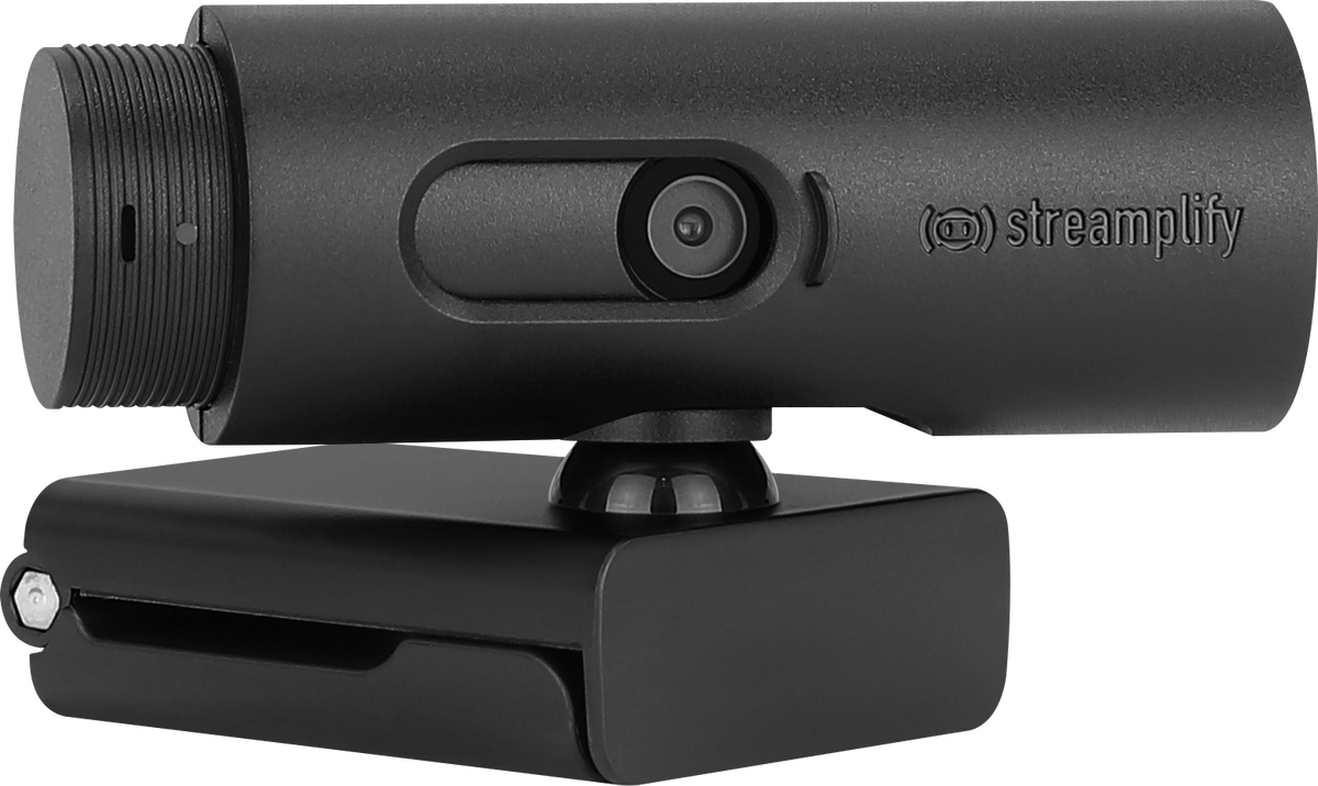 Streamplify CAM Webcam, FullHD, 60Hz - Sort