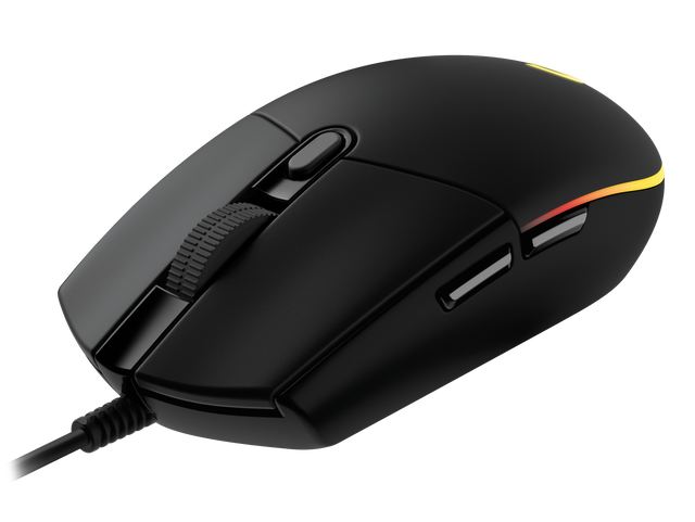 Logitech - G203 LIGHTSYNC Gaming mus sort