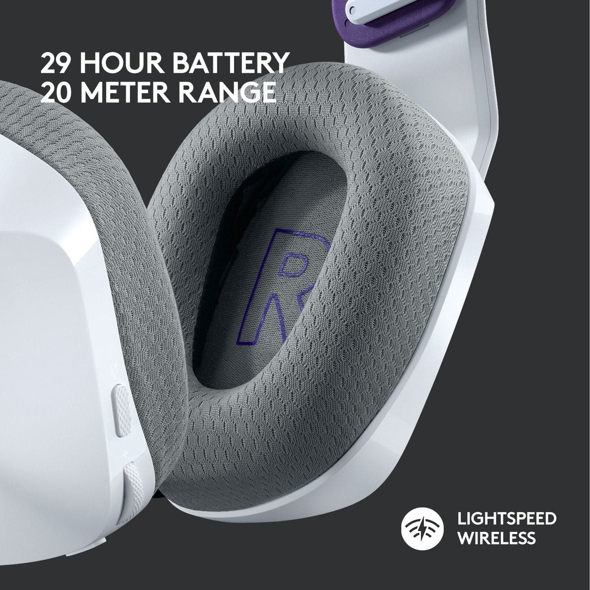 Logitech - G733 LIGHTSPEED Headset - hvid - 2.4GHZ