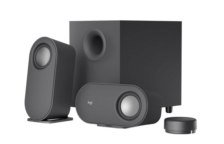 Logitech - Z407 Computer Højttalere Med Subwoofer Og Bluetooth Tilslutning - Graphite