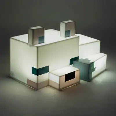PALADONE Minecraft 3D Lampe - Polarræv - 16 Cm