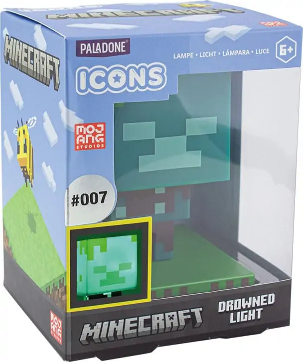 PALADONE Minecraft Drowned Zombie Icon lys