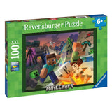 Ravensburger Minecraft Jigsaw Monster Minecraft (100 brikker)