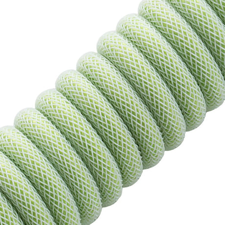CableMod Pro Coiled Keyboard Cable USB A to USB Type C , Lime Sorbet - 150cm