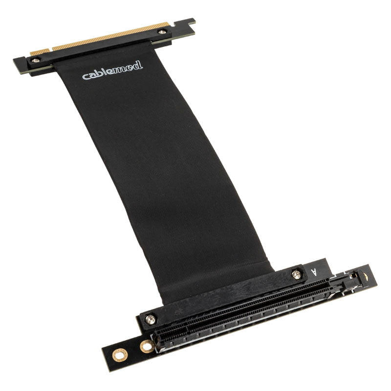 CableMod Vertical PCI-e Bracket - HDMI + DisplayPort - BLACK